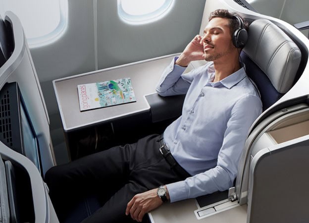 Pictures of Malaysia Airlines' new business class seat - 1