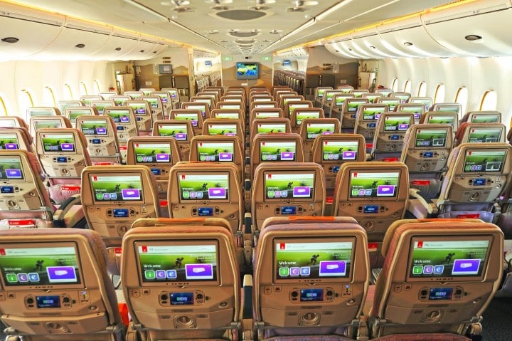 Emirates installerar nytt underhållningssytem med större skärmar