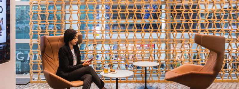 The Loft på Brussel Airport har blitt løftet til nye høyder
