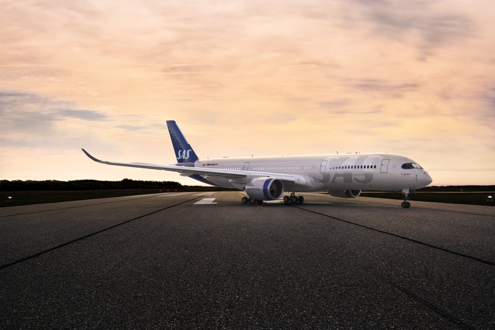 SAS ønsker det første A350-flyet velkommen