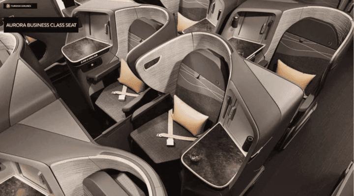 Turkish Airlines with upgraded business class - 2