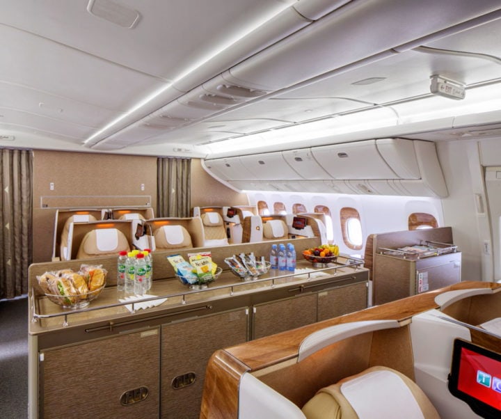 Emirates Unveils Updated Business Class Seats For Some Of Its B77s - 2