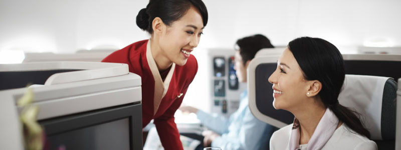 Cathay Pacifics nya måltidskoncept i affärsklass