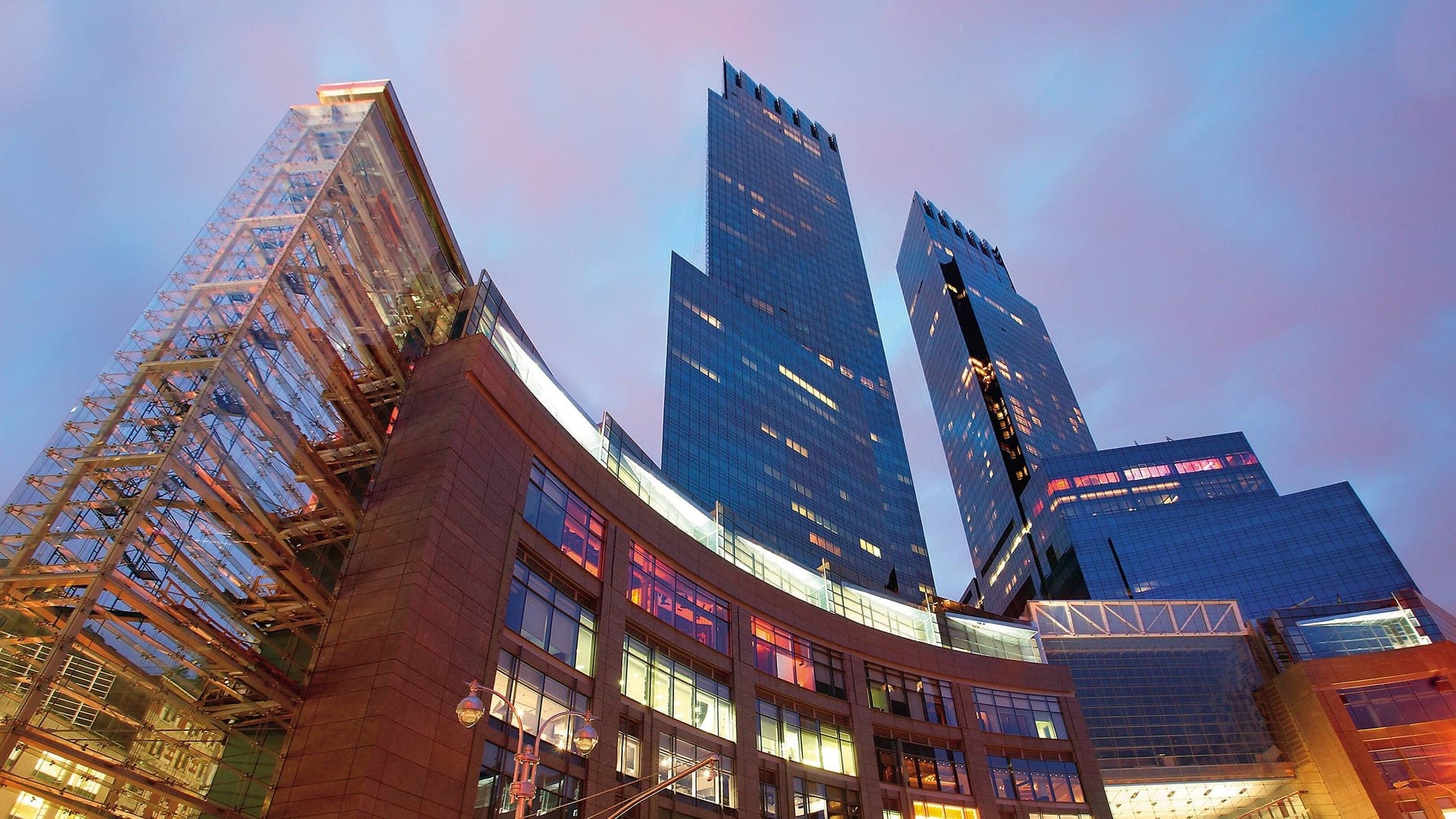 Outside of he Mandarin Oriental, New York
