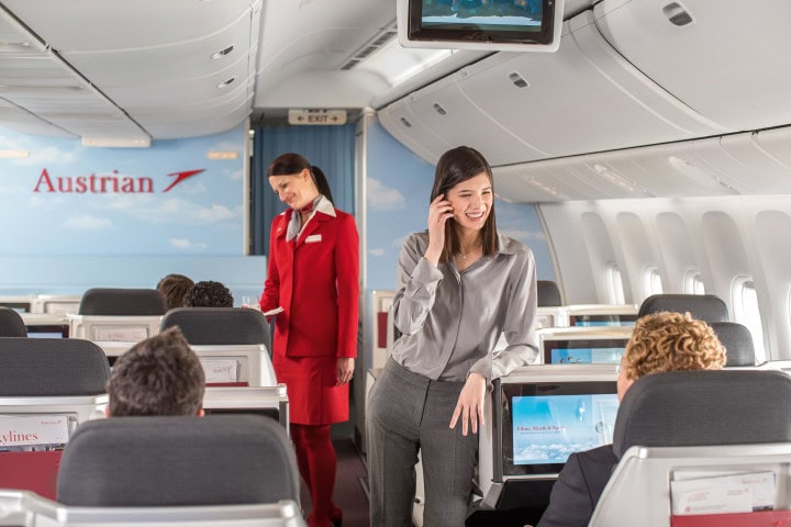 Alla Austrian Airlines långdistansflygplan har nu ny kabin ombord - 3