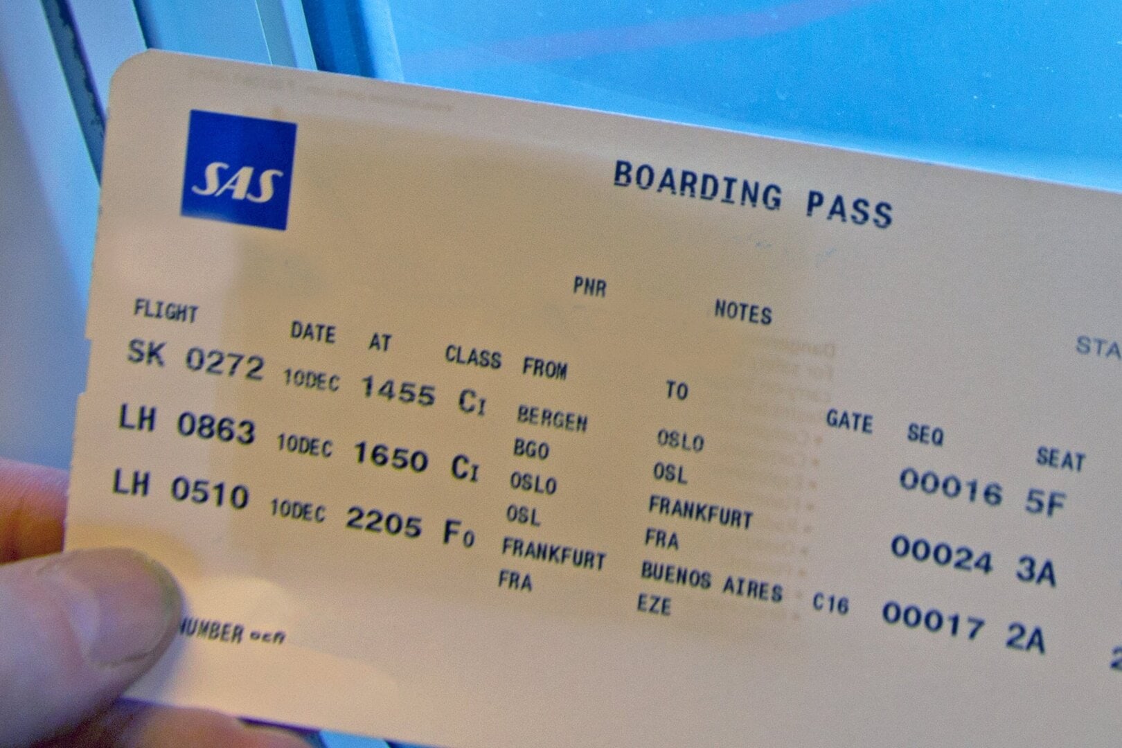 User review: Lufthansa First Class, Frankfurt - Buenos Aires