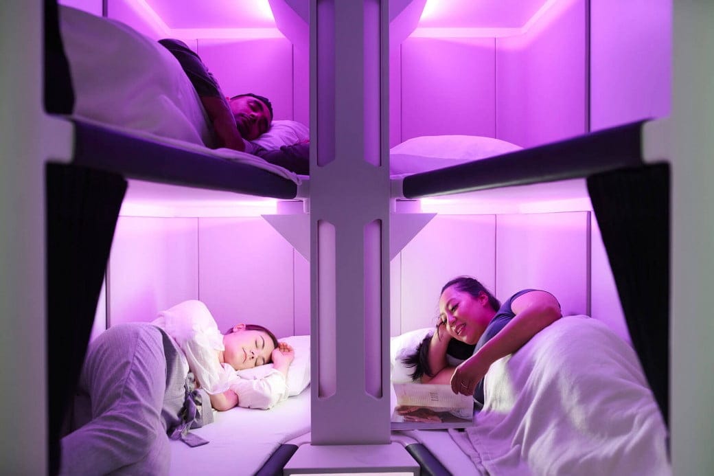 Air New Zealand med planer om senger for reisende i økonomiklasse