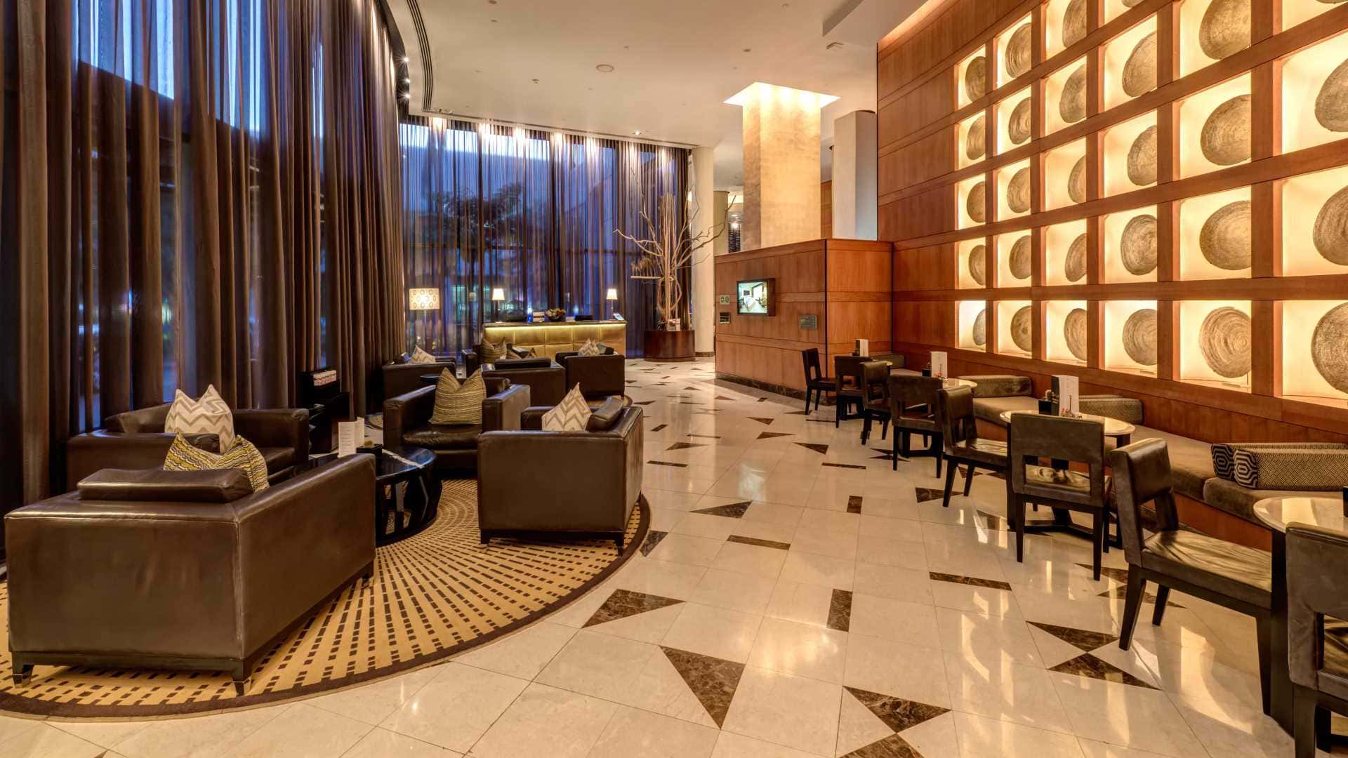 Inside InterContinental Johannesburg Tambo Airport