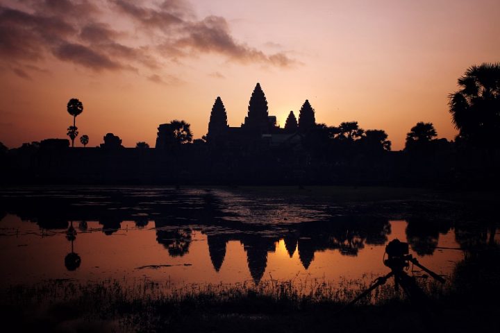 Astonishing places to experience the sunset - Angkor Wat, Cambodia: Ancient Temples in Golden Light