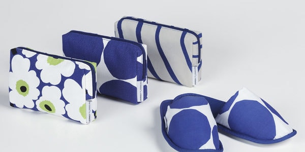 Finnar har introdusert ny toalettveske fra Marimekko og L:A Bruket