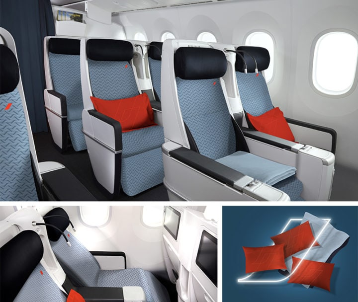 Air France with refurbished cabin - 2