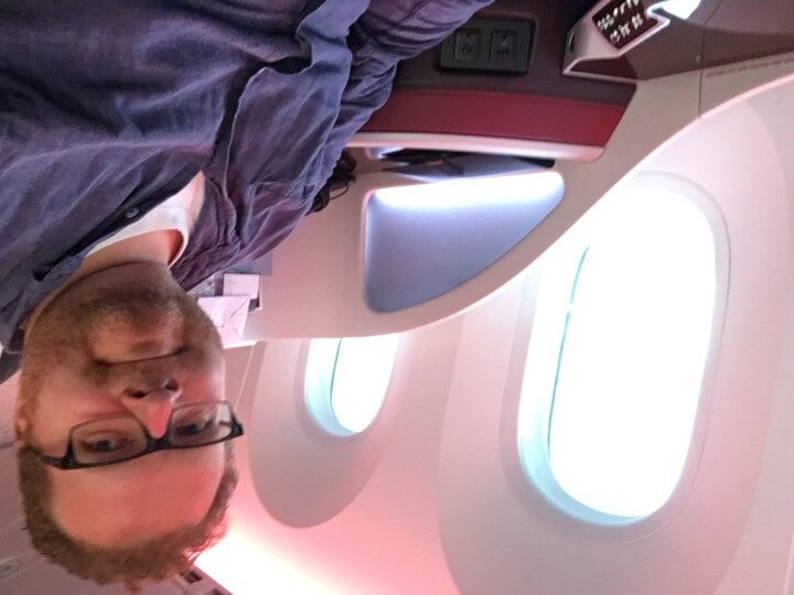 Ble Qatars business class løsningen for en med flyskrekk? - 10