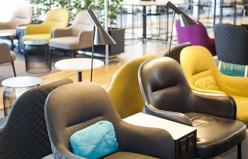 SAS lounge i New York i nytt design och plats för fler resenärer
