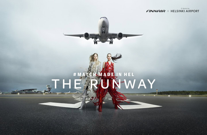 Helsinki-Vantaa og Finnair holder modeshow 24. maj