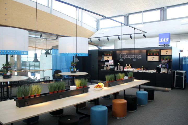 De første billeder af SAS nye indenrigslounge på Oslo Gardermoen