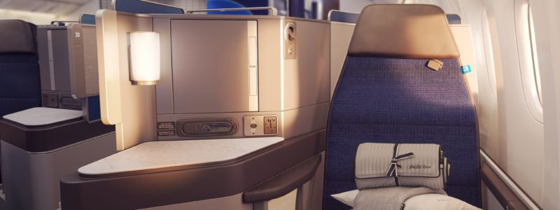 Premiere for United Airlines nye Polaris Business Class