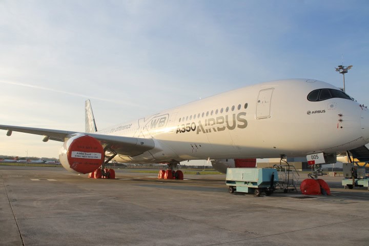 Bli med inn i verdens nyeste passasjerfly Airbus A350