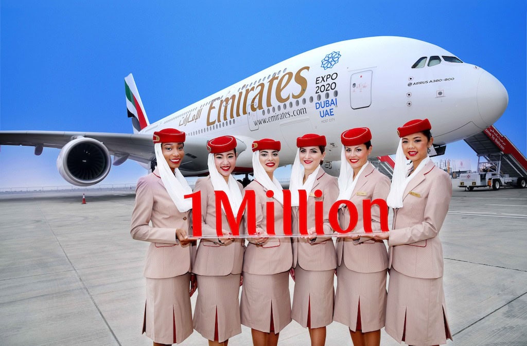 Første flyselskap i verden med 1 million følgere på Instagram