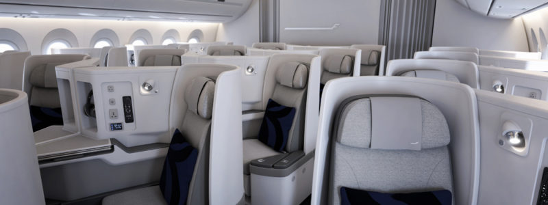 Finnair avslöjar sin nya affärsklasskabin med nordiskt tema