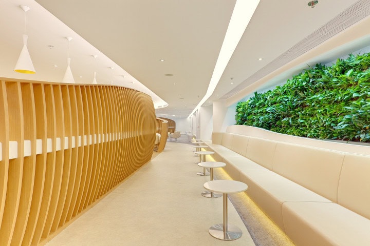 Första bilderna från SkyTeams nya lounge på Hong Kong International - 1