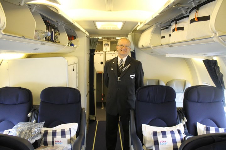 Indvielse af SAS nye olierute, all-business class Stavanger-Houston - Indlejet fly fra schweiziske Privatair - 2