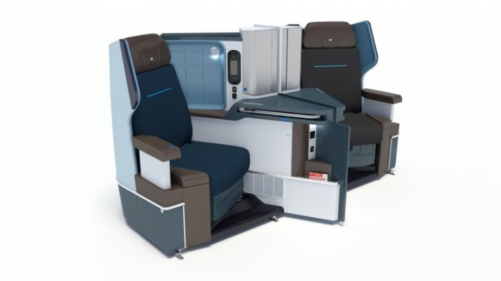 De første bildene - KLMs nye businessclass på Boeing 787 Dreamliner
