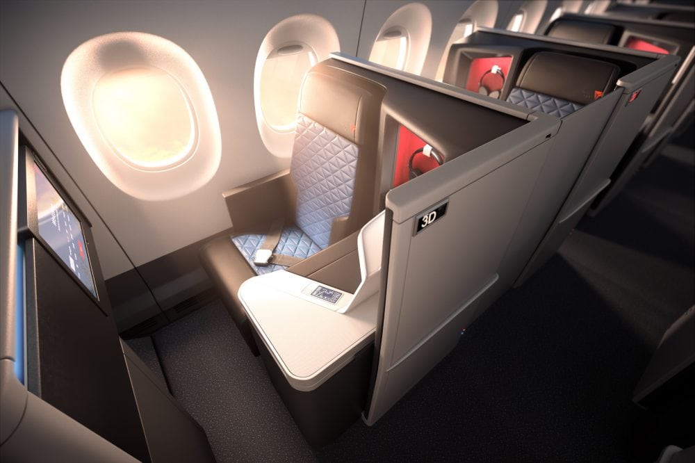 Delta lanserar nya kabiner till Europa
