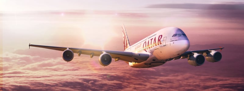 Qatar Airways flyger mot strömmen