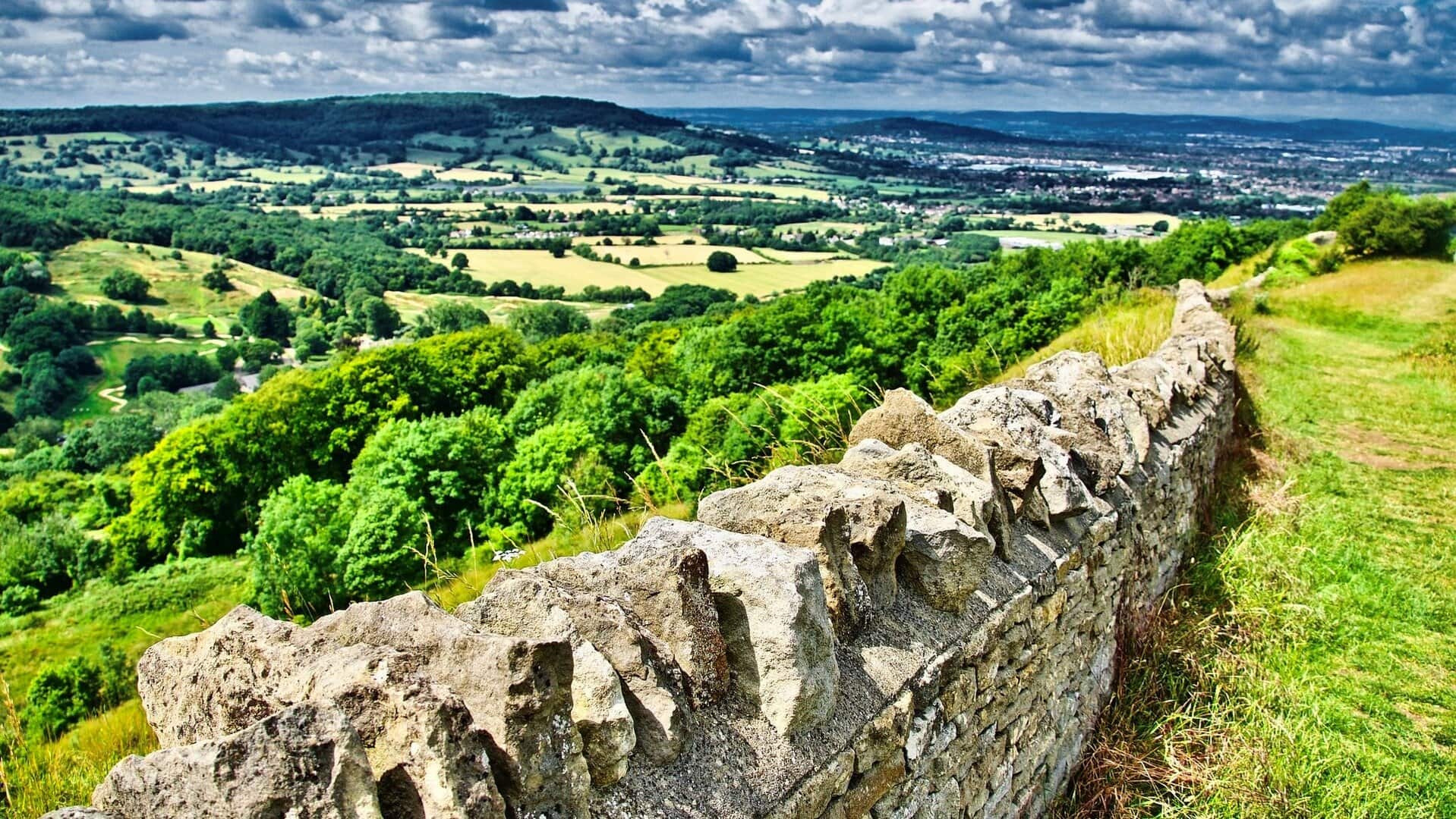 Cotswold stone  from above