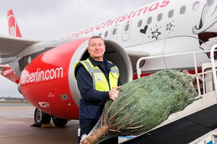 Ta med dig julgranen gratis på air Berlin