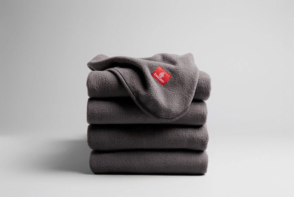 Emirates introduces blankets made from plastic bottles