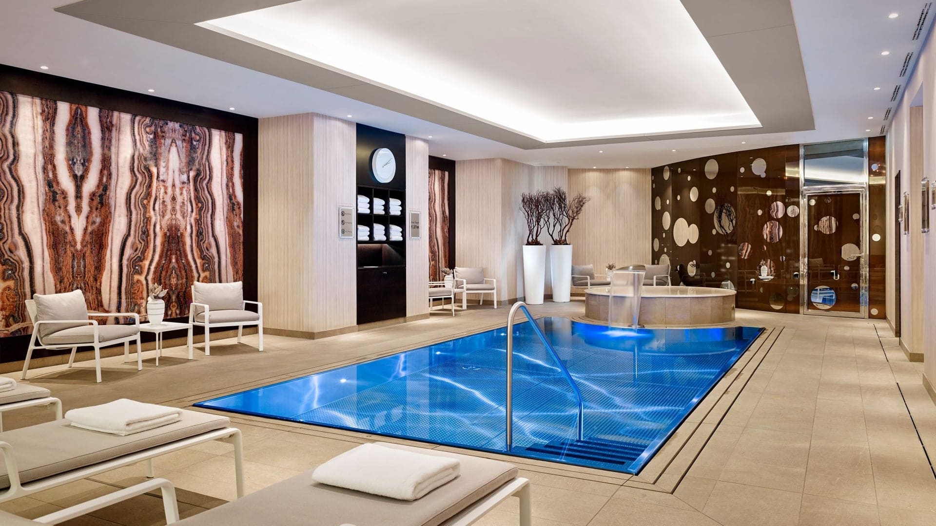 the swimming pool at The Ritz-Carlton, Berlin