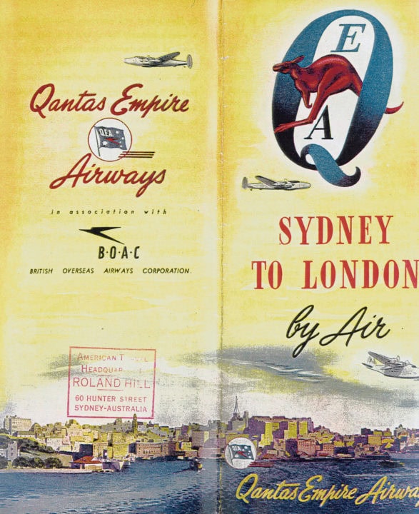 När det tog två veckor att flyga till Australien från London - 1