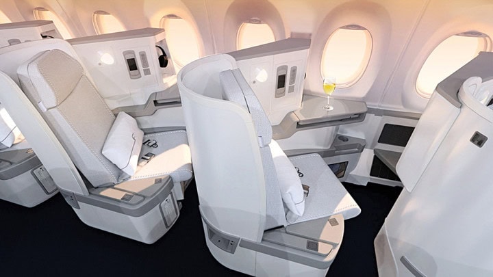 Finnairs første flyvning med Airbus A350 går 5. oktober - kommer til København 8. og 18. oktober - Finnair Business Class på Airbus A350 - 2