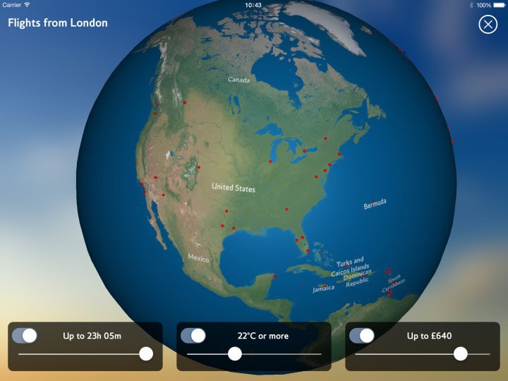 British Airways lancerer ipad-app - 1