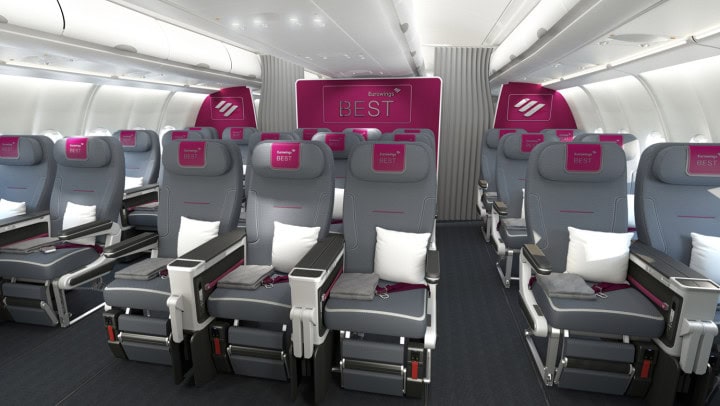 Lufthansas dotterbolag Eurowings startar långlinjetrafik - Biljettyper och kabinklasser - 3