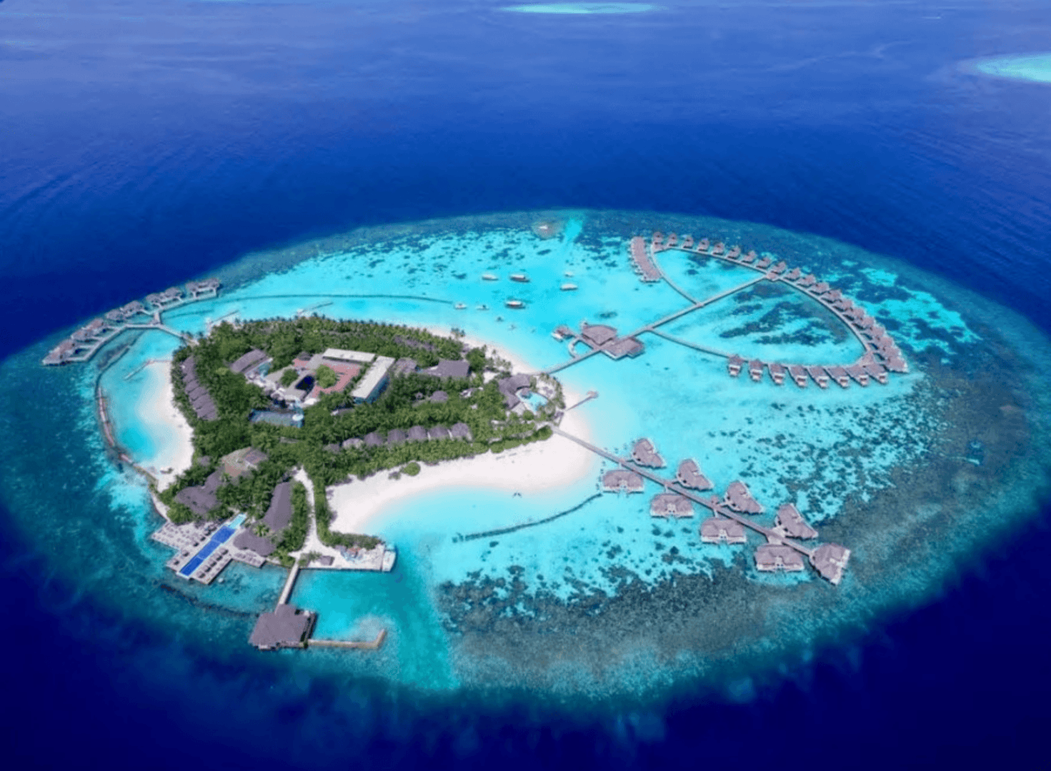 30 grader i november – Centara Grand Island Resort – Maldiverna