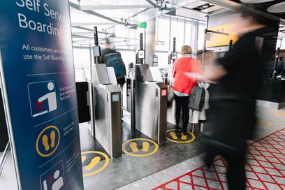 British Airways blir det första brittiska flygbolaget att införa självbetjäning vid boarding