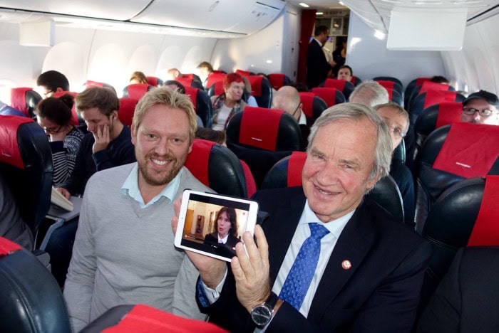 Norwegian lanserer direktesendt TV i lufta