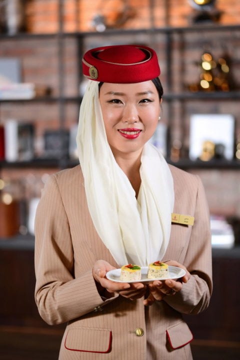 Emirates Cabin Crew enriches First Class menu with special creation