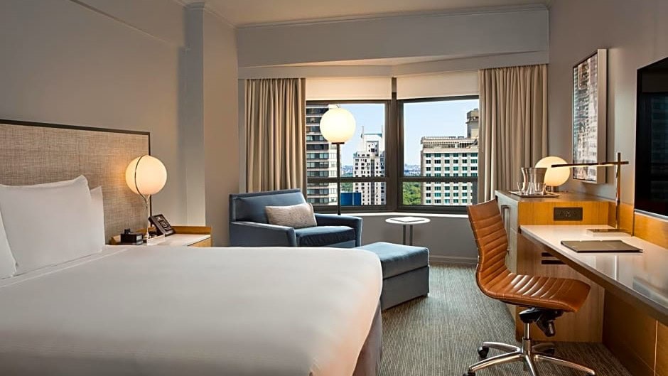 a room at the New York Hilton Midtown