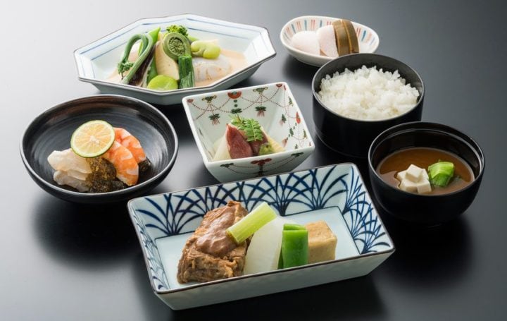 Upgraded meals on ANA - 1