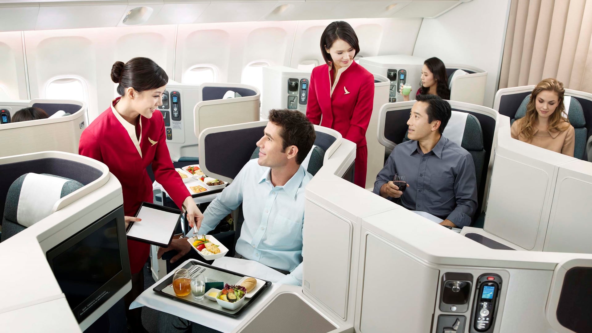 Airline review Cuisine - Cathay Pacific - 1
