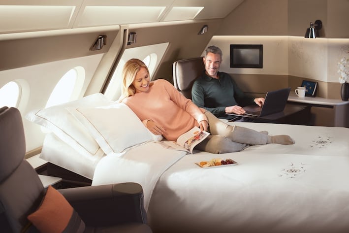 Flyselskapene med First Class på A380 - 9