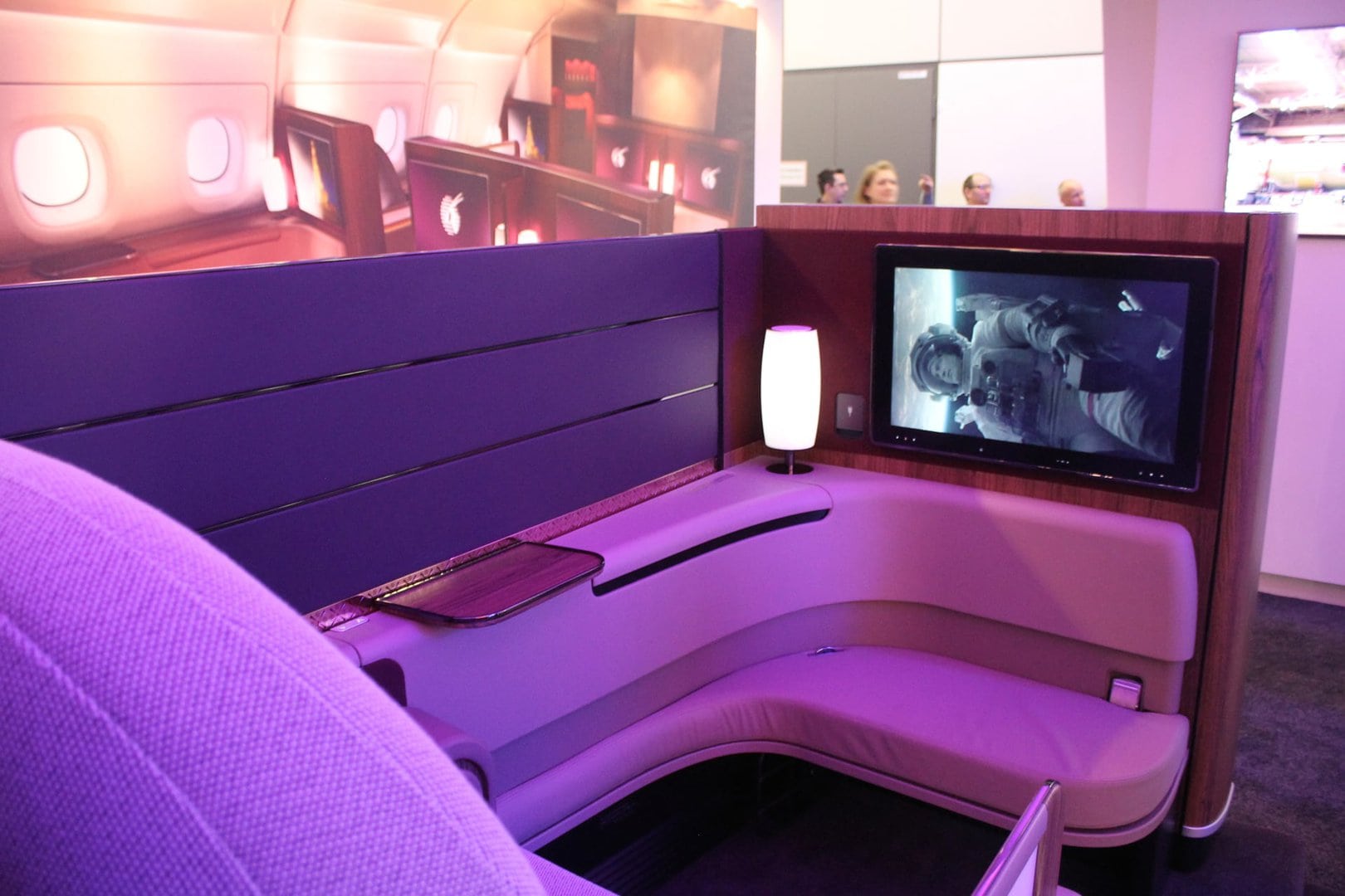 De første bildene av Qatar Airways nye første klasse