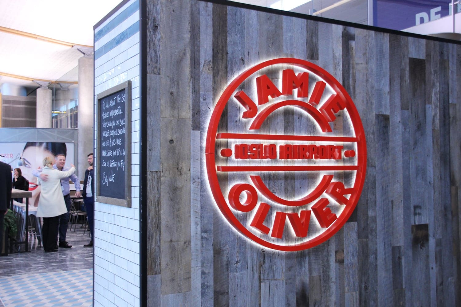 Spis hos Jamie Oliver på Gardermoen i Oslo