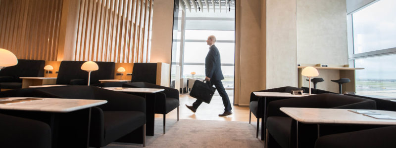 En første titt på British Airways nye luksuriøse lounge i Roma