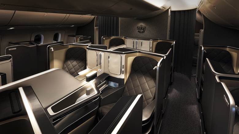 Första bilderna av British Airways nya First Class