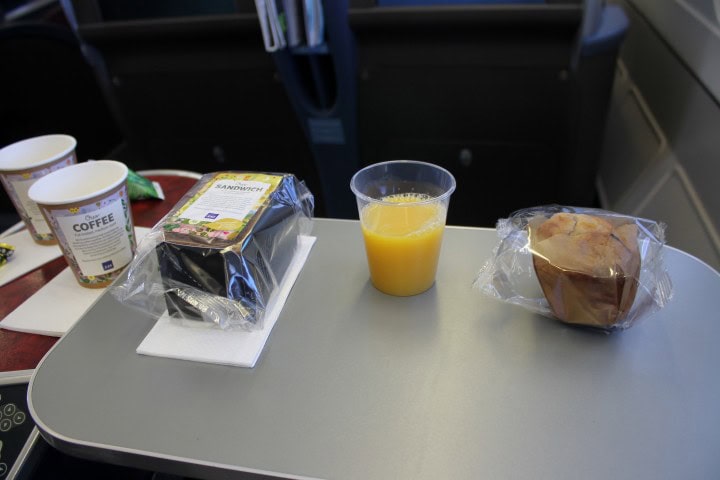 En test av SAS nya Airbus A340 - med fully flat-stolar i business class - Business Class (SAS Business) - 5