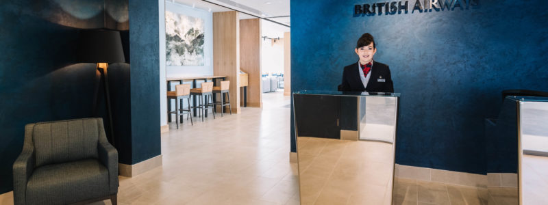 En första titt på British Airways nya affärsklasslounge på Aberdeen Airport